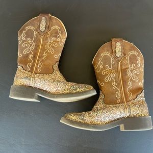 SHYANNE GIRLS' SPARKLE PLENTY BOOTS - BROAD SQUARE TOE